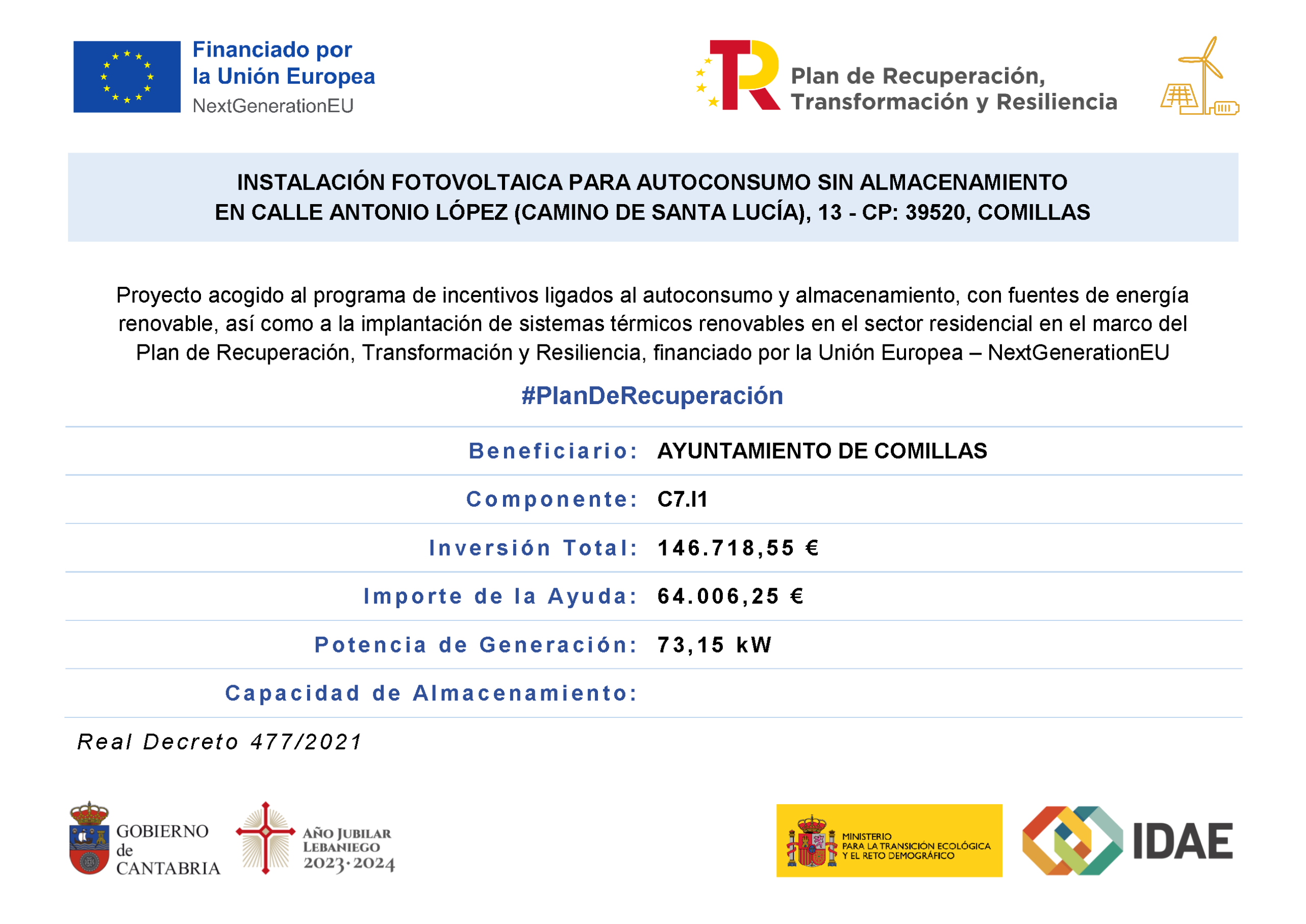 Fotovoltaica Antonio López 13
